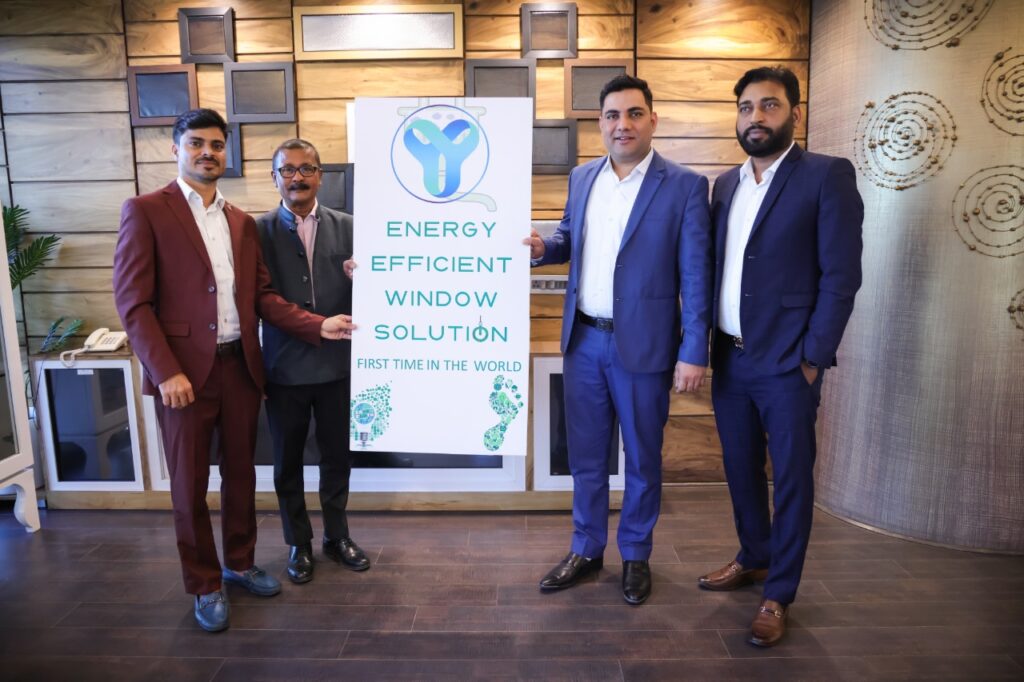 Leading Climate tech based Cryptocurrency YES WORLD Launches Energy Efficient Windows Solution, specialized glass reduces solar heat by 85%